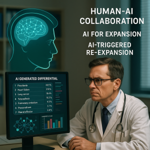 Beyond the Traditional Differential: Toward a Hybrid Logic of Diagnostic Reasoning 16 Future directions for the hybrid differential in medicine, including AI collaboration, diagnostic safety metrics, and global health applications.