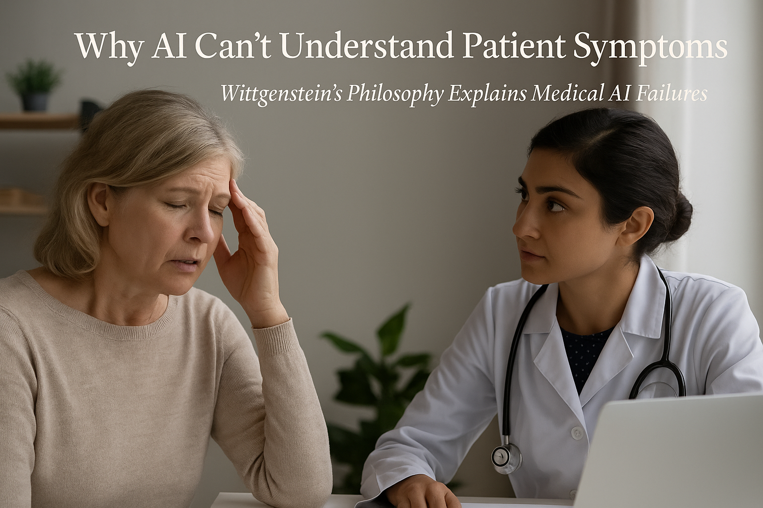 Why AI Fails in Medicine: Wittgenstein on Patient Symptoms