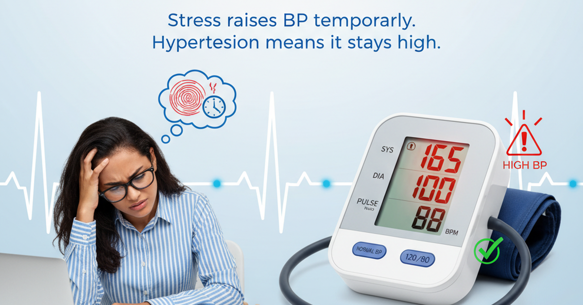 Not Every Tension Is Hypertension | Everyday Stress vs. High Blood Pressure