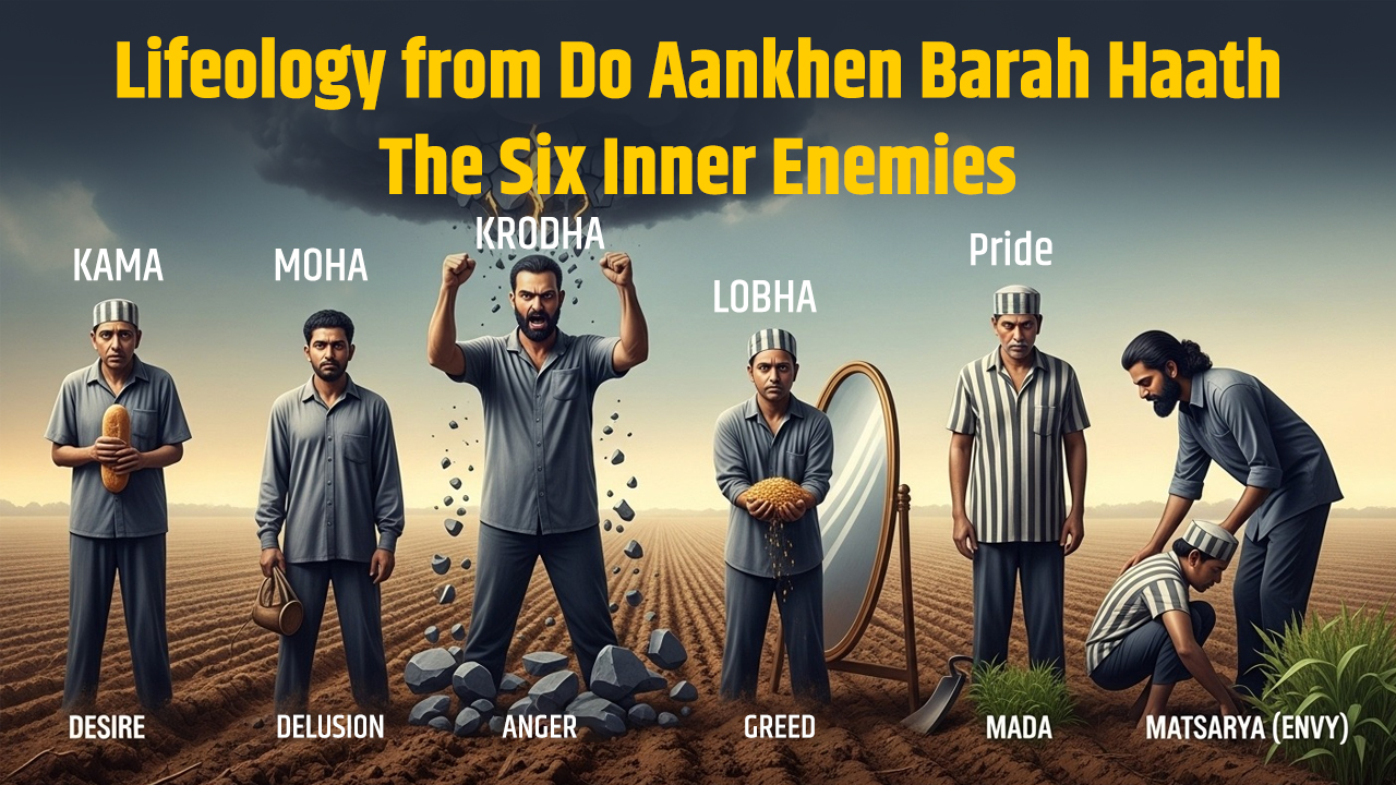 Lifeology from Do Aankhen Barah Haath: The Six Inner Enemies
