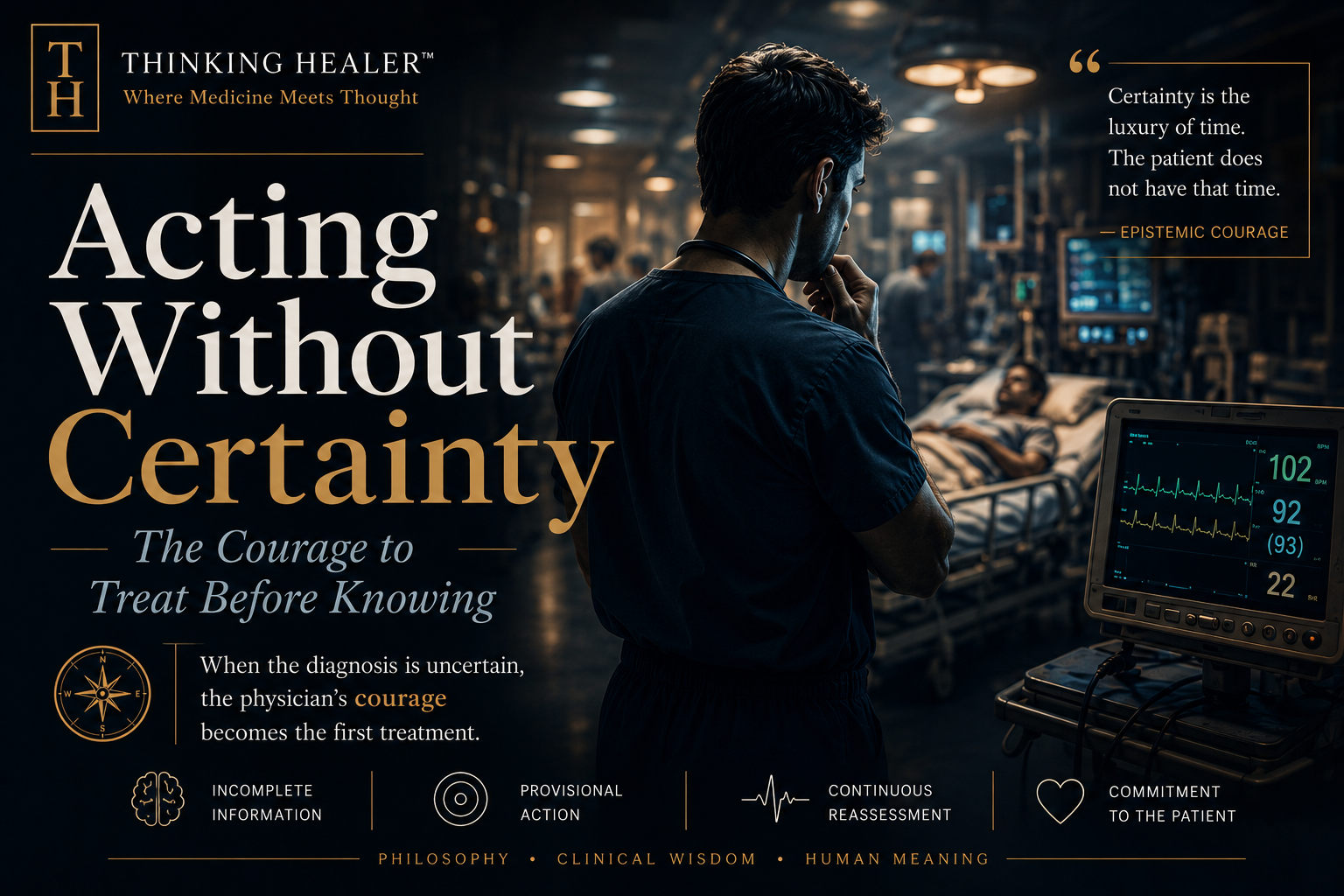 Acting Without Certainty | Epistemic Courage, Warranted Provisional Action, and the Medisophy of Clinical Judgment 16 act without certainity
